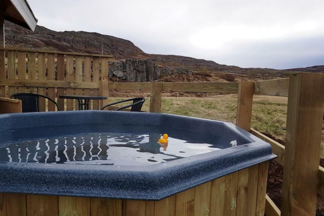 Hvammur 3 Hrakholar With Private Hot Tub Kaldrananes Dış mekan fotoğraf